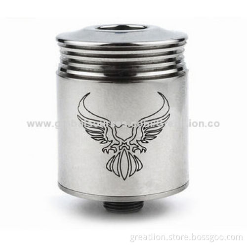High-quality Replaceable Patriot RDA Stainless Steel Atomizers with 1.8-2.8 Ohms Resistance